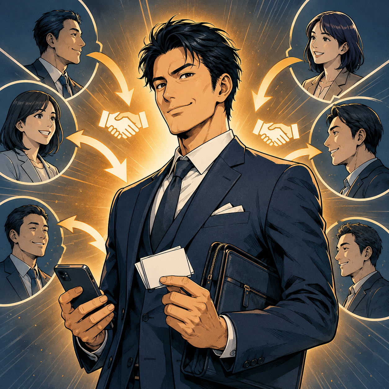 取引先・紹介ネットワークから継続的にリードを引っ張れる既存の顧客基盤