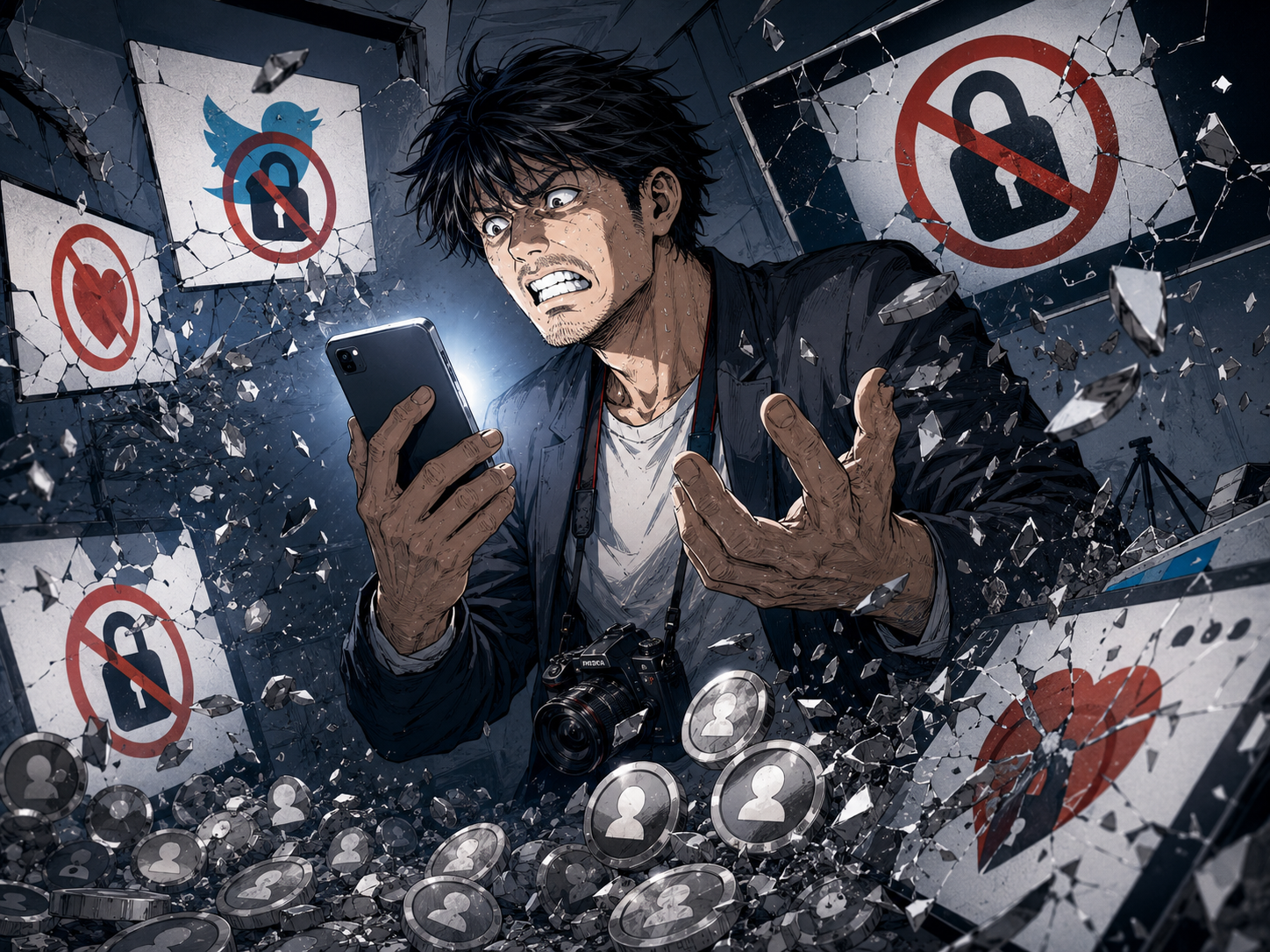 SNS凍結で稼いだ資産が一夜でゼロになる
