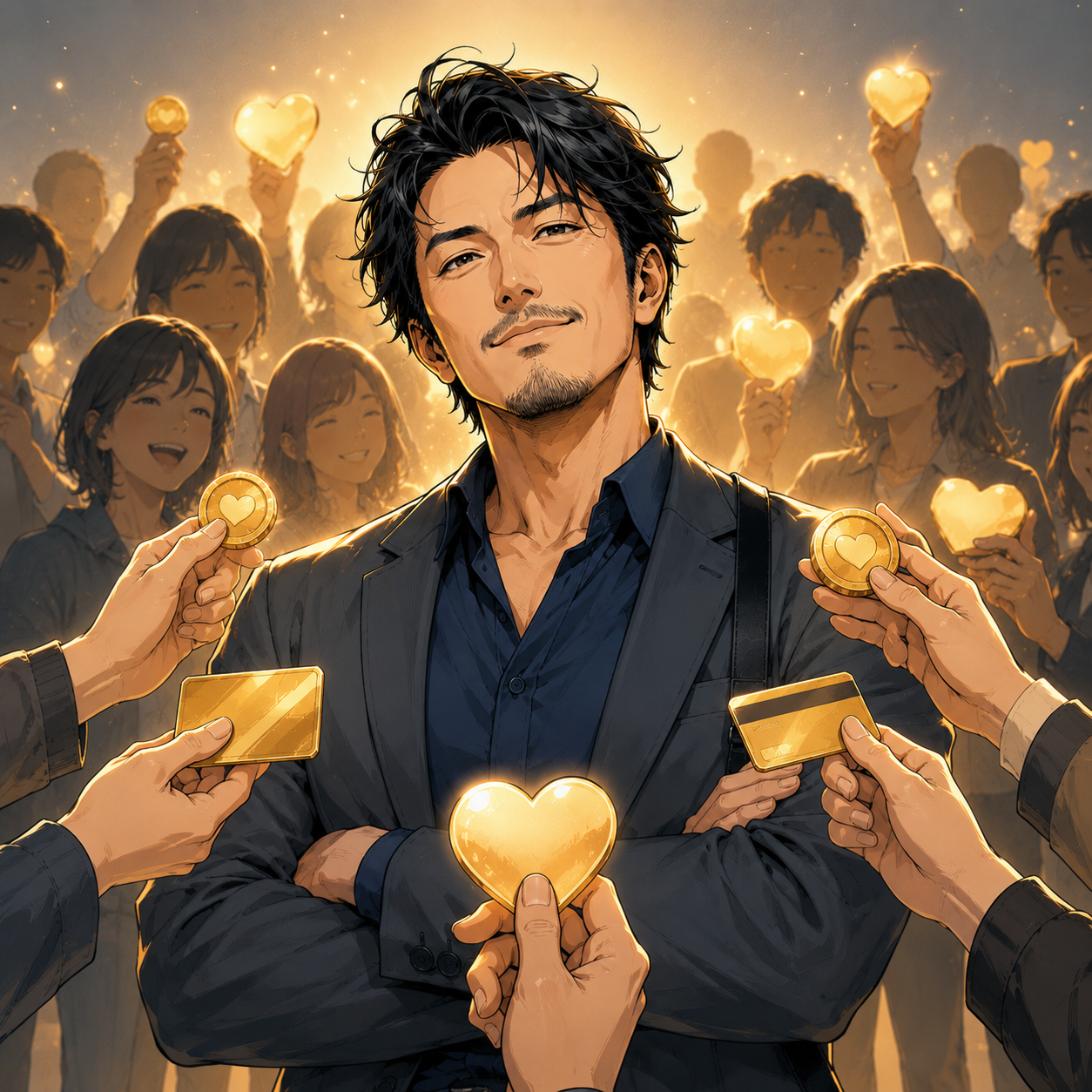 作品にお金を払うファンがすでに何人もいる